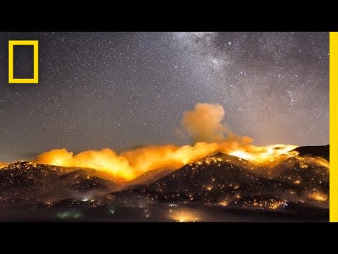 Time-Lapse: The Beauty and Danger of California’s Wildfires | National Geographic