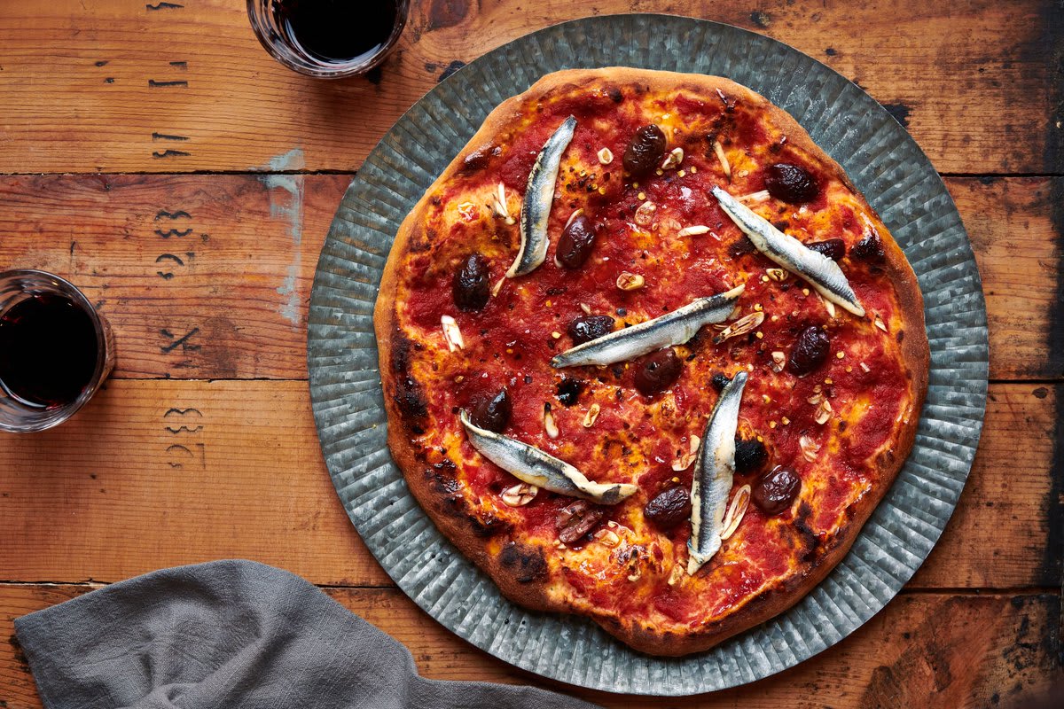 The next pizza you make at home should be this anchovy pie from Austin’s Bufalina