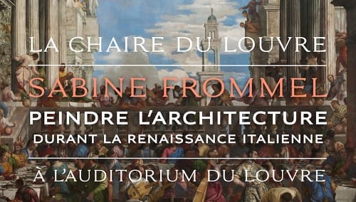 [#AuditoriumLouvre] Vous les aviez manquées en direct sur notre chaîne Youtube ? ⏯ Visionnez en rediffusion les 5 conférences de la ChaireDuLouvre, "Peindre l'architecture durant la Renaissance italienne", par Sabine Frommel !