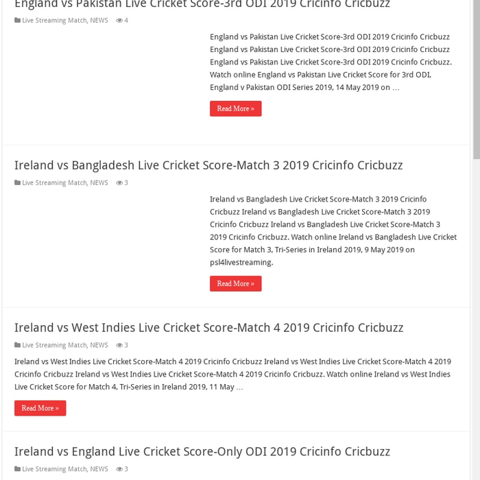 live score cricket scorecard