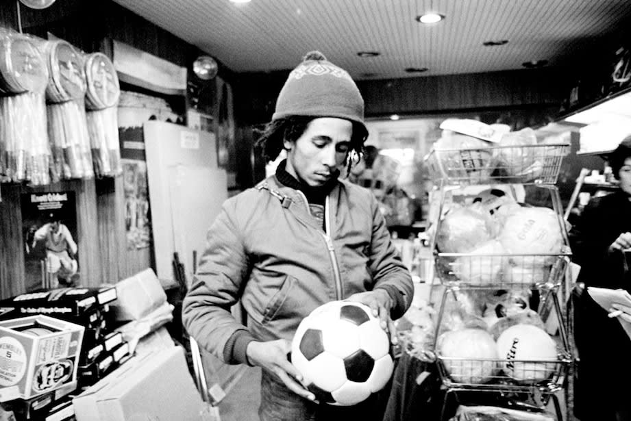 Photographer Dennis Morris was a student when he first met Bob Marley. Morris loved music & Marley loved football. Dennis describes their meeting as a ‘beautiful accident’ that launched his career. See Morris' work in LifeBetweenIslands at Tate Britain: