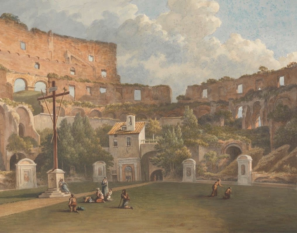 Today is WorldEnvironmentDay, theme "biodiversity". In 1850s, before it was denuded by archaeologists + tourism industry, 420 plant species grew on the Colosseum — all catalogued in amateur botanist Richard Deakin's Flora of the Colosseum of Rome (1855)