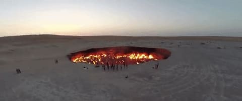 Turkmenistan’s 'door to hell' has been burning for 45 years