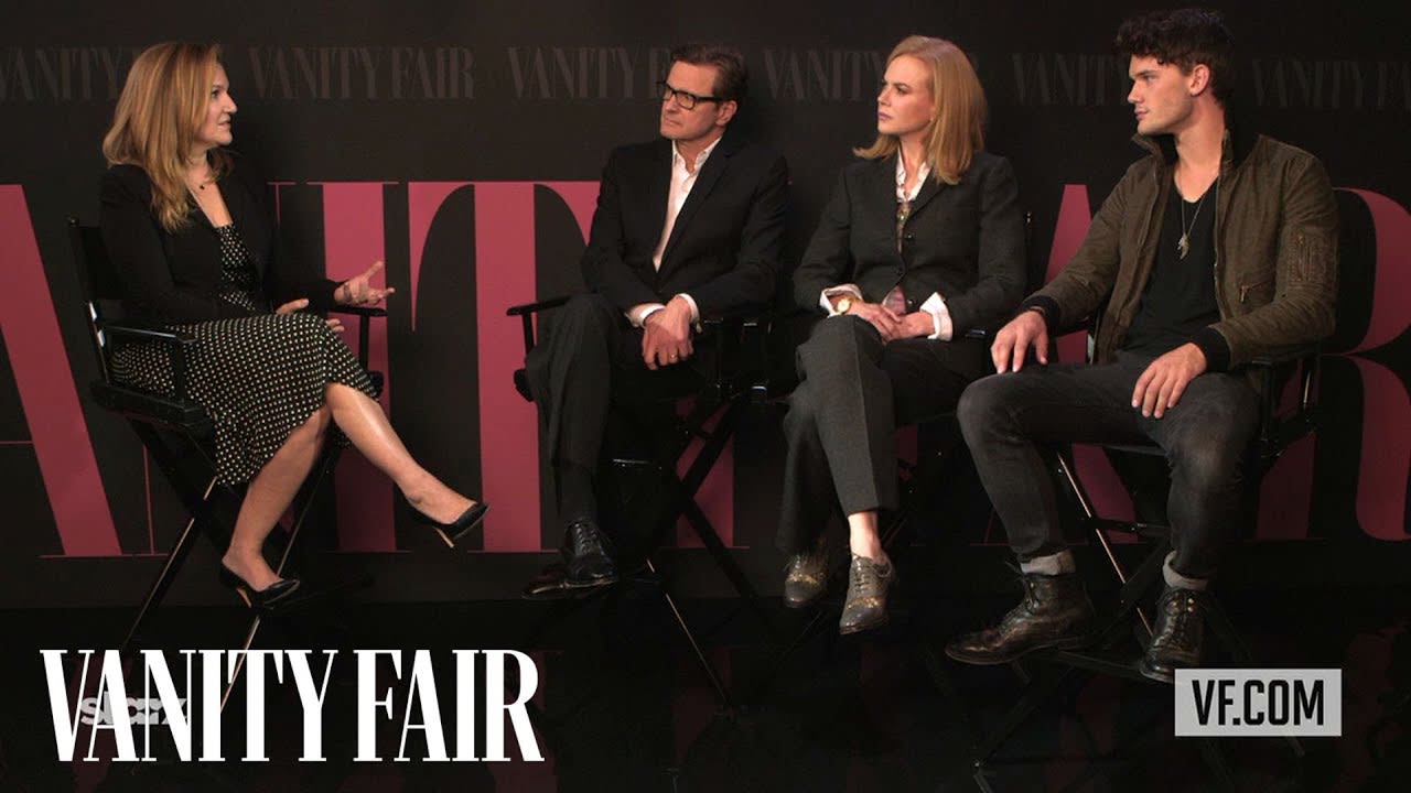 Nicole Kidman, Jeremy Irvine, & Colin Firth on “The Railway Man” at TIFF 2013 - Vanity Fair