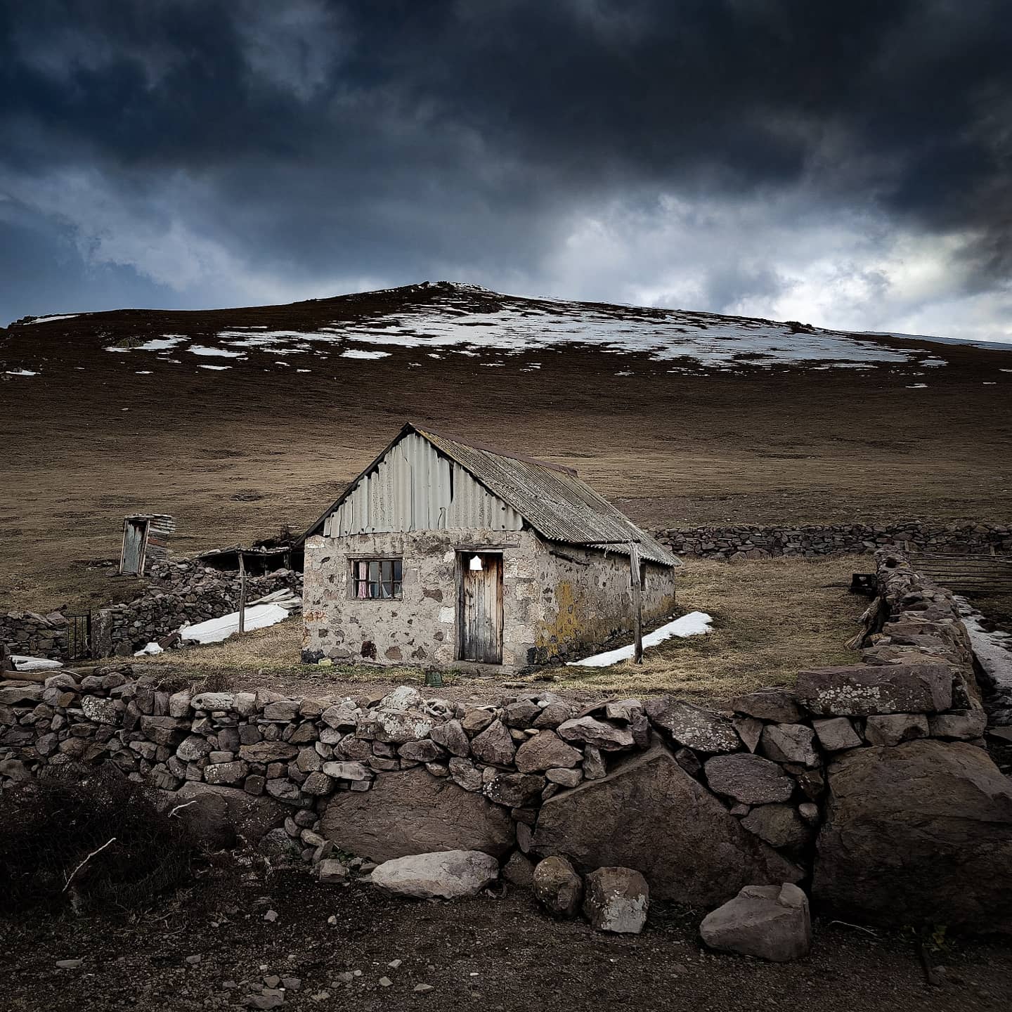 Abandoned house of shepherd. Armenia.