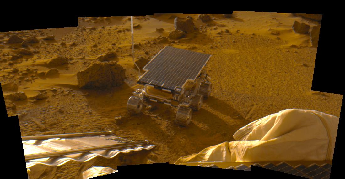 Pathfinder changed how we explore Mars. In 1997, after the lander made it to the Red Planet, it extended a ramp for the first rover to roll down onto the Martian surface. The robot, Sojourner, began as a tech demo and revolutionized the way we study Mars.