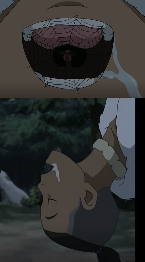 This is probably one of my worst nightmares and Sokka didn't even care...