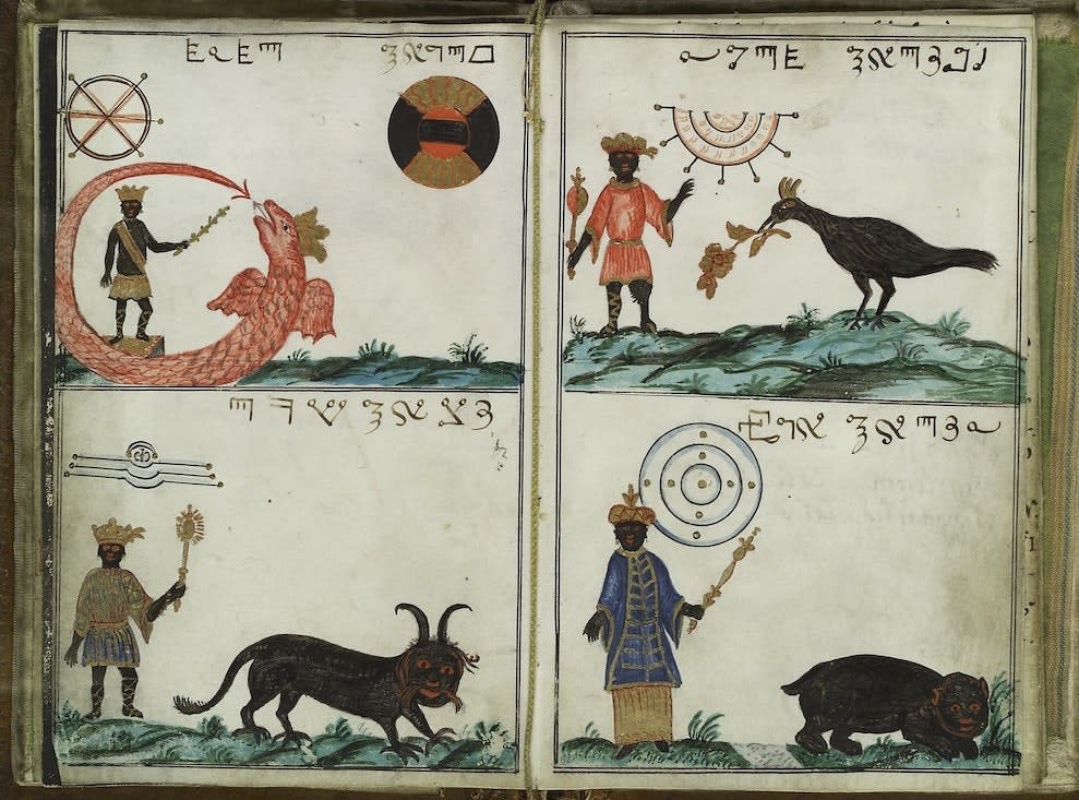 Top 10 of this year's most read pieces — 6: Images from the Clavis Inferni or “The Key of Hell”, a mysterious 18th-century book on black magic written in a mixture of Latin, Hebrew, and a cipher alphabet: https://t.co/jRCyqEaR1u Full Top 10 here: