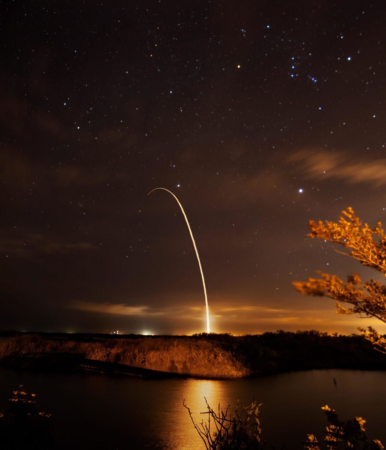 Falcon 9 launch from Kennedy Space last Thursday