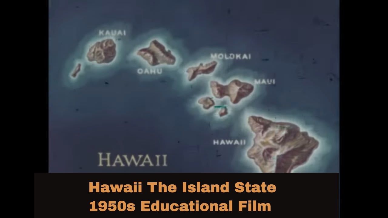 HAWAII THE ISLAND STATE 1959 EDUCATIONAL FILM HONOLULU 57304 (PRINT 1)