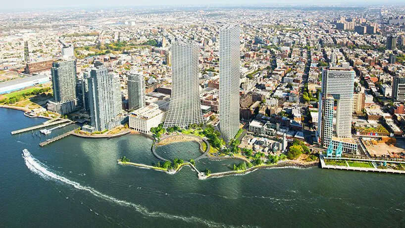 bjarke ingels 'river ring' will now bring affordable housing to williamsburg waterfront.