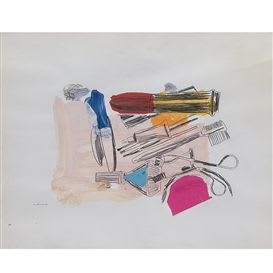 Andy Warhol | Untitled (Cosmetics and Cosmetic Accessories) (Circa 1962) | MutualArt