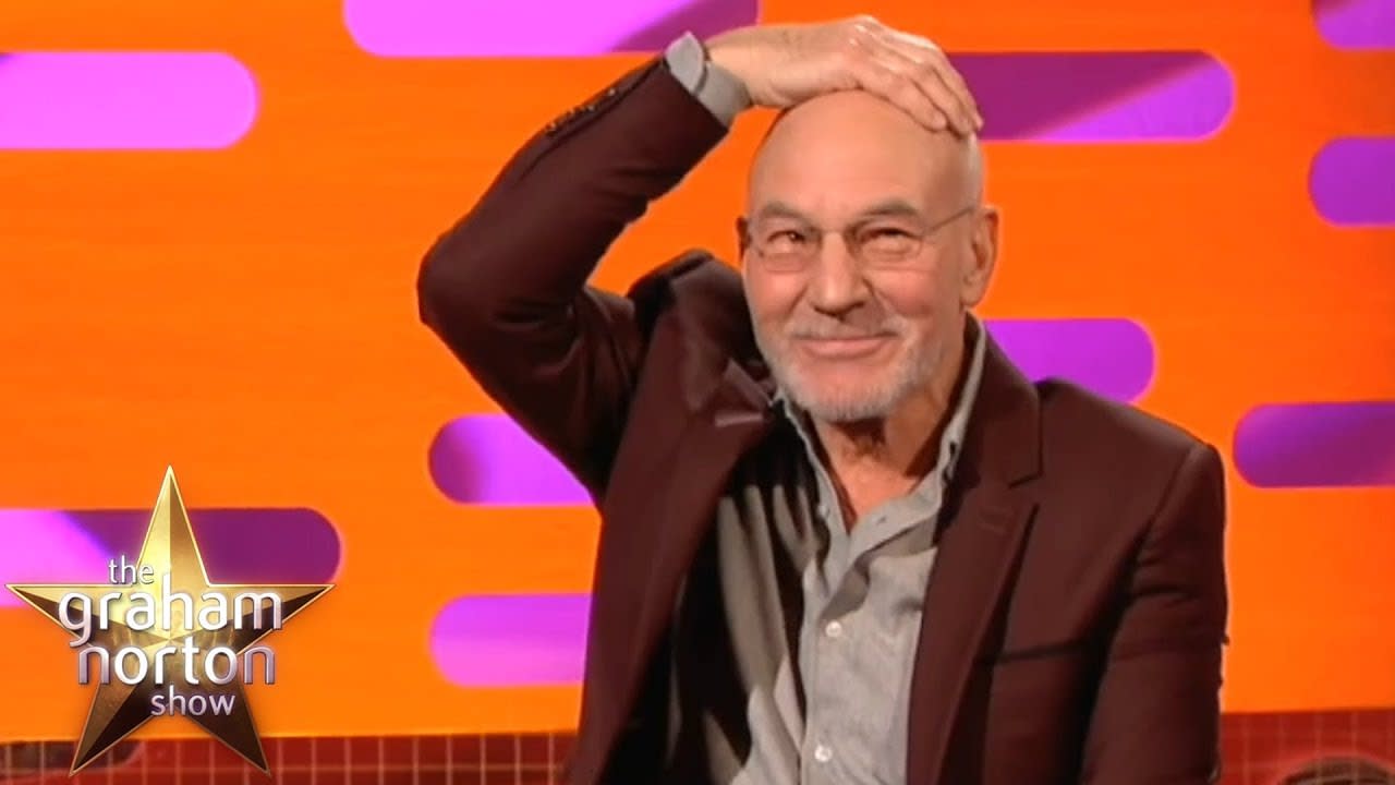 Sir Patrick Stewart Had A Comb-Over Like Donald Trump’s! | The Graham Norton Show