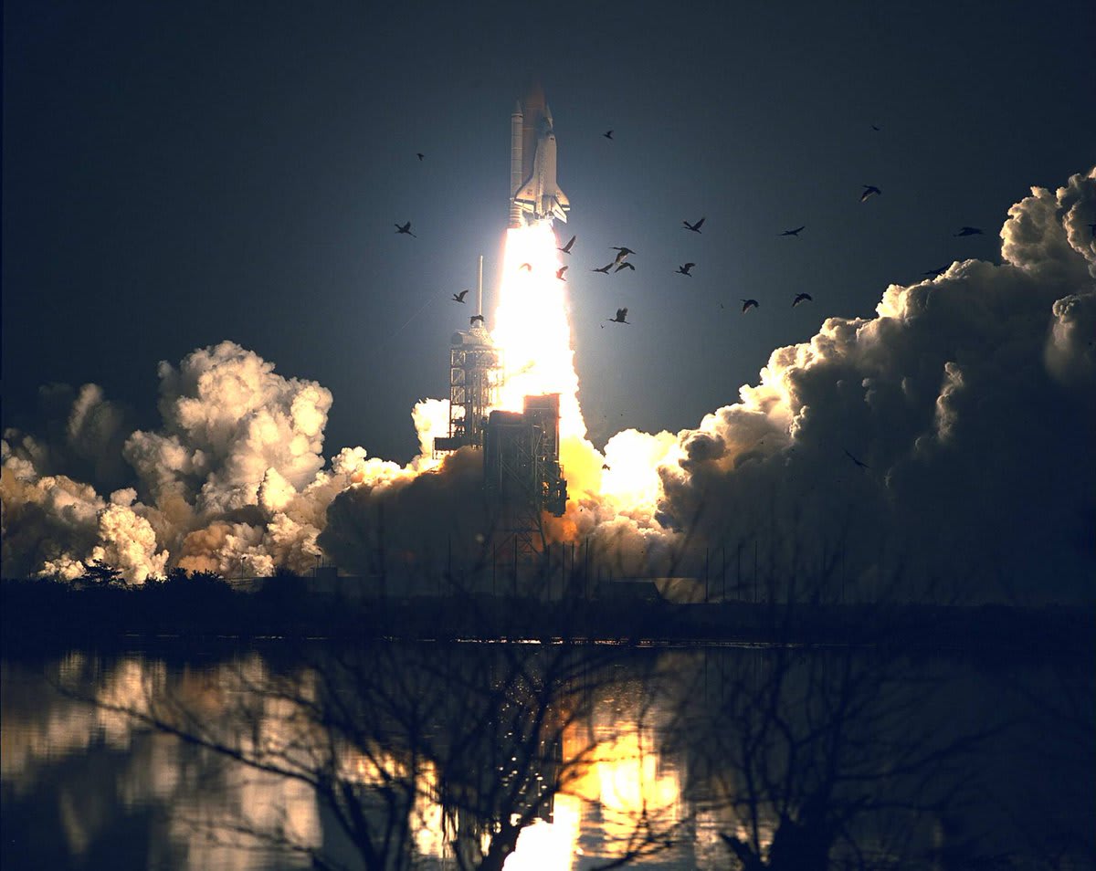 OTD 15 May 1997, launch of STS-84 Atlantis to Mir space station with ESA's @astro_JFrancois Clervoy on board