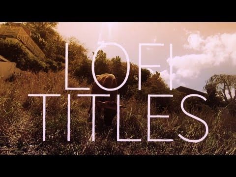 ▶ LoFi (Hand Made) Titles - Adobe After Effects tutorial - YouTube | Adobe after effects tutorials, After effect tutorial, Motion graphics tutorial