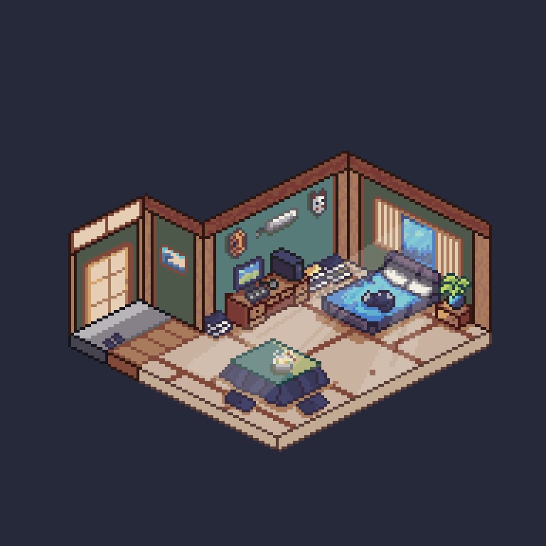 A Japanese inspired room