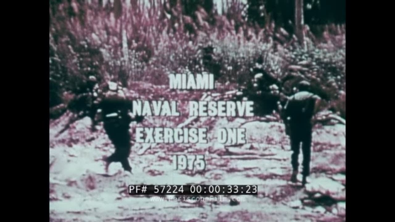 MIAMI NAVAL RESERVE " EXERCISE ONE " 1975 U.S. NAVY, MARINES & NATIONAL GUARD READINESS 57224
