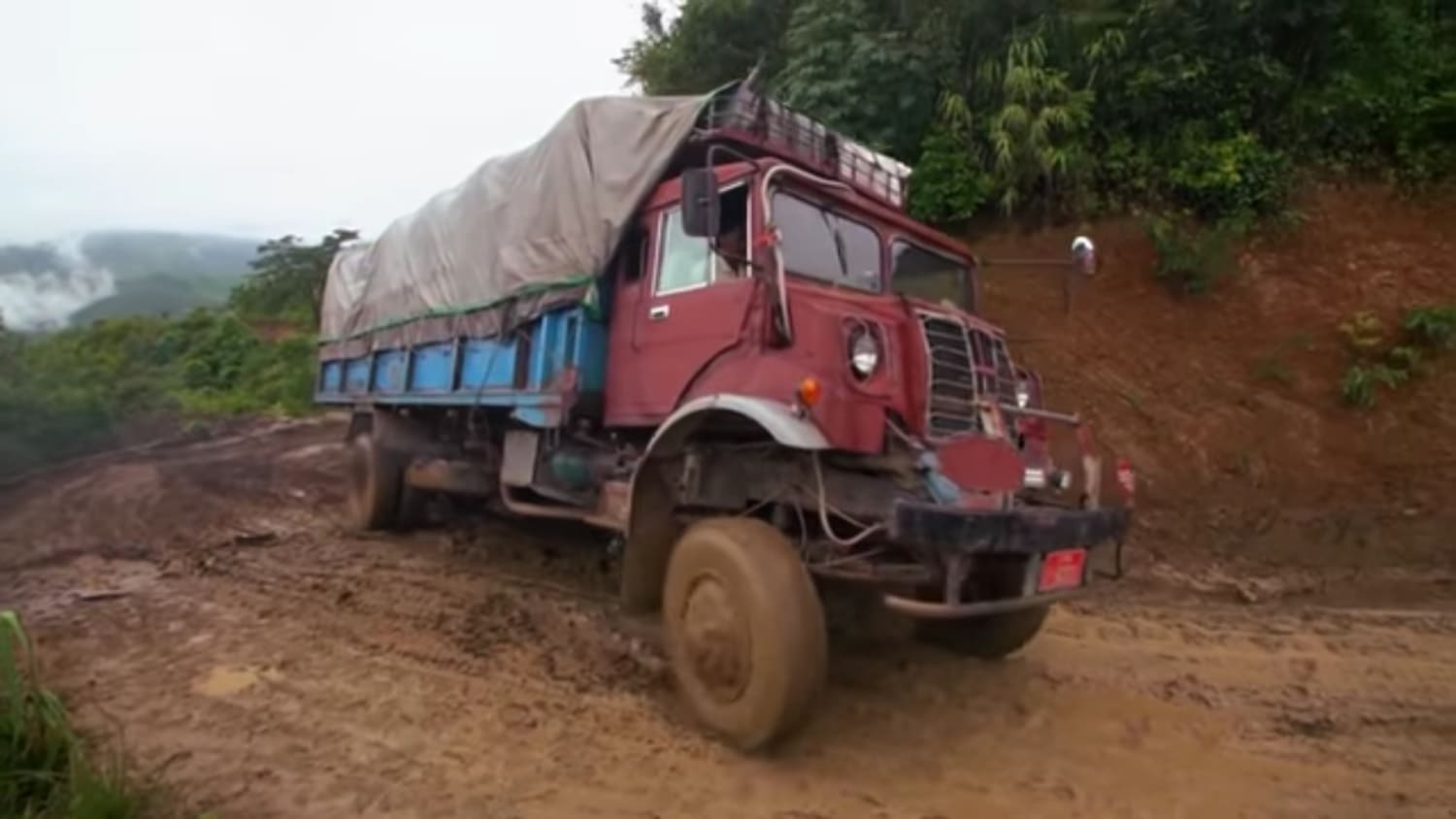Burmese GMC-based "Frankenstein" with new engine, brakes, steering and some home-made solutions to go