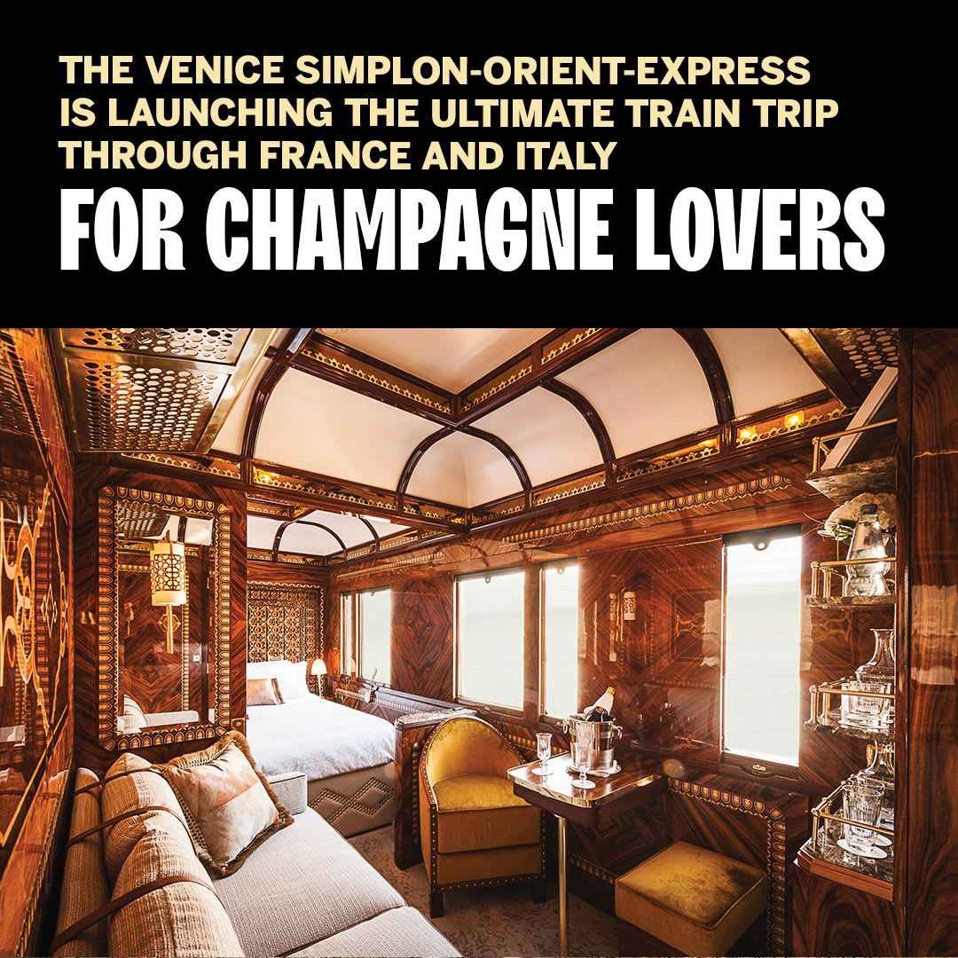 Looking for luxury? You could be rolling through France and Italy in a restored vintage train car, all while sipping lots of champagne. Click to read more about this ultimate train trip: