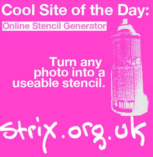 Cool Site of the Day: Online Stencil Generator