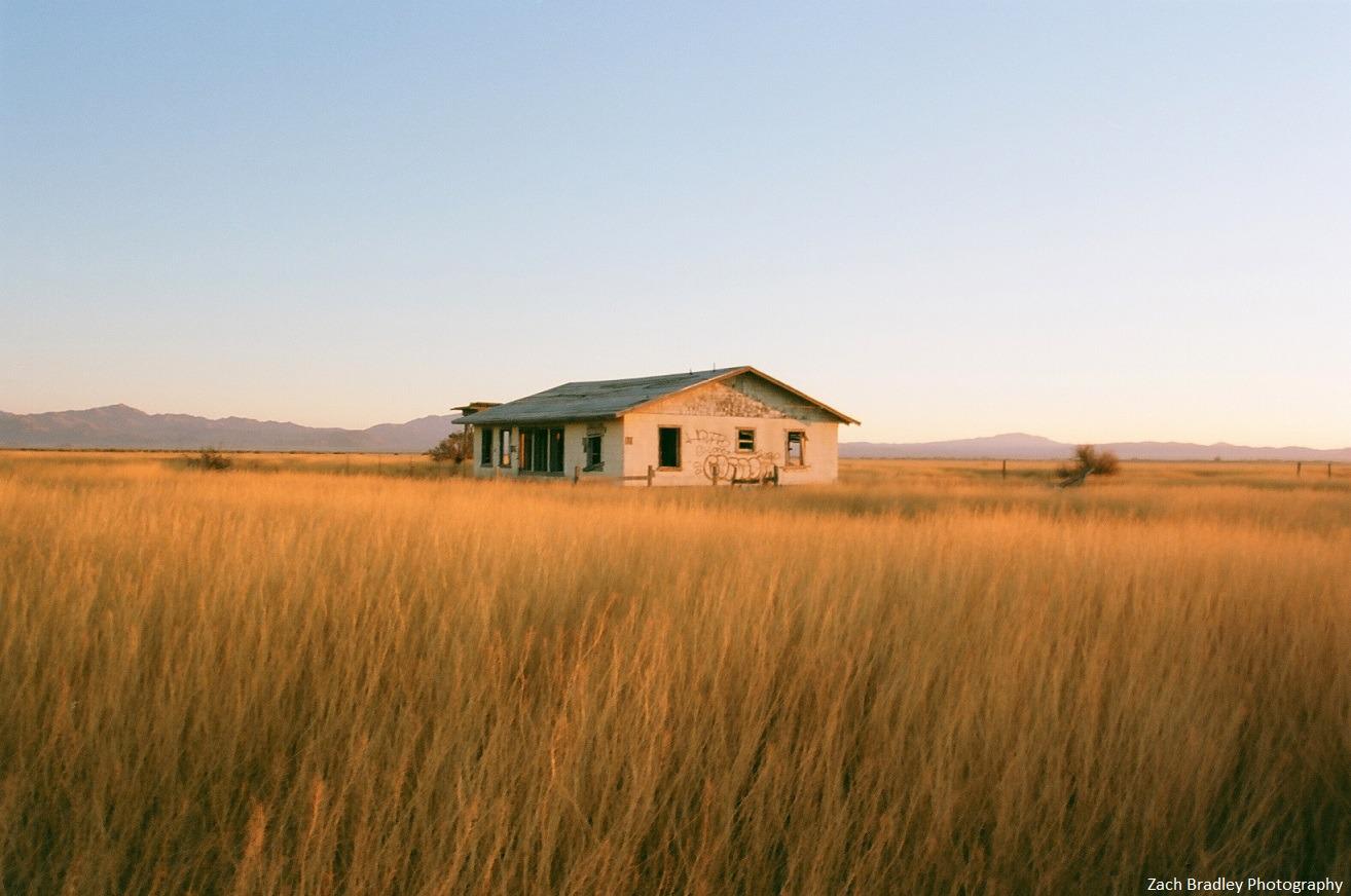 A lonely house in Lucerne Valley, California