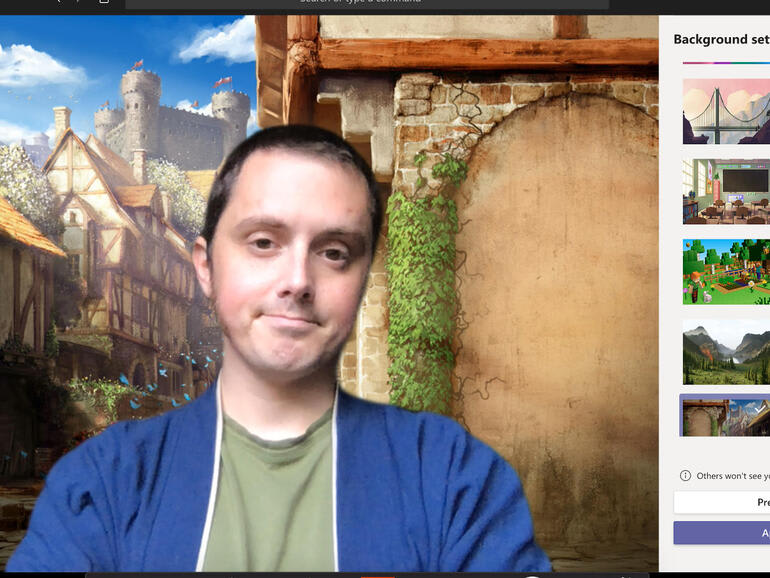 How to blur and change your background in Microsoft Teams