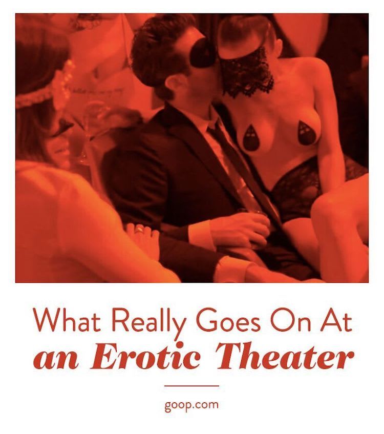 Snctm - Inside L.A.'s Exclusive Erotic Theater | Goop