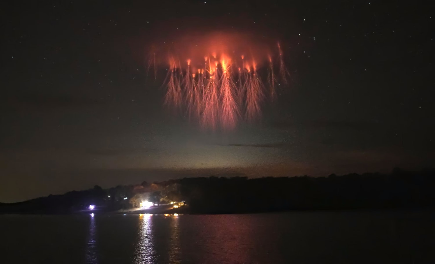 Rare jellyfish red sprite lightning found 30-90km in the atmostphere