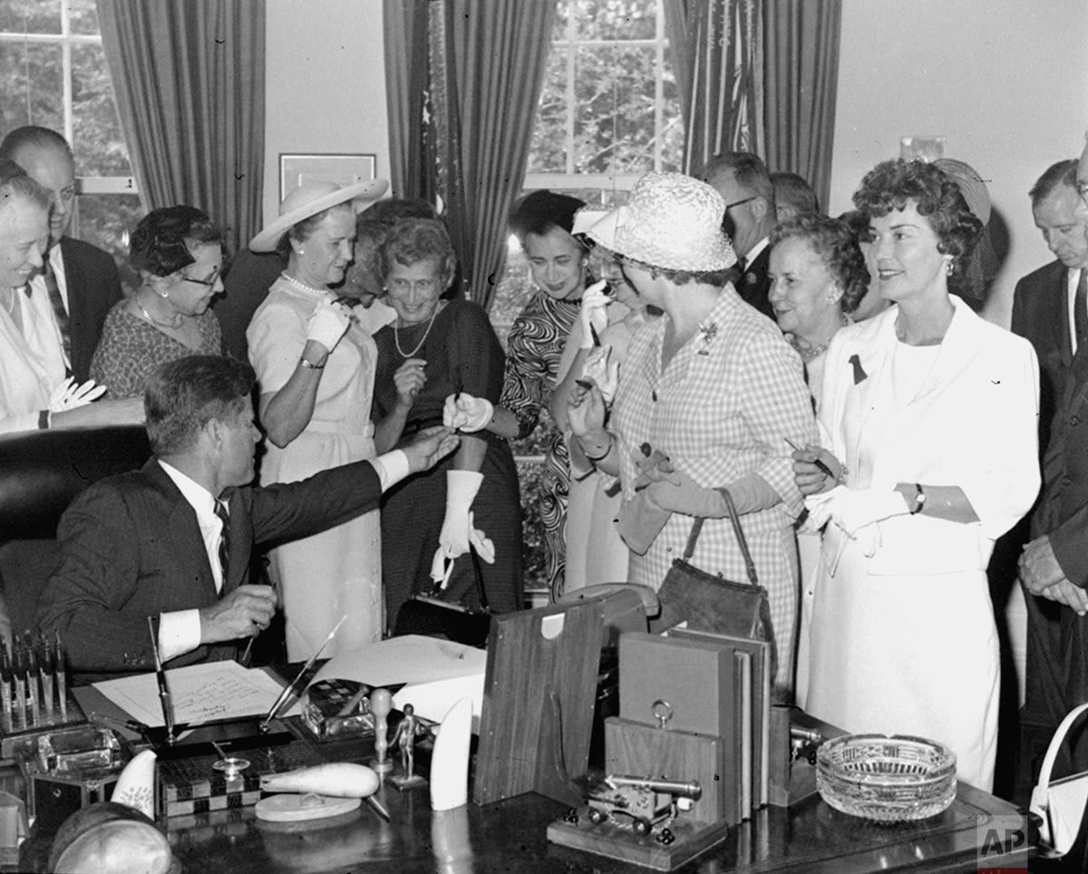 OTD in 1963, President John F. Kennedy signed into law the Equal Pay Act of 1963, aimed at eliminating wage disparities based on gender. | Photo Harvey Georges