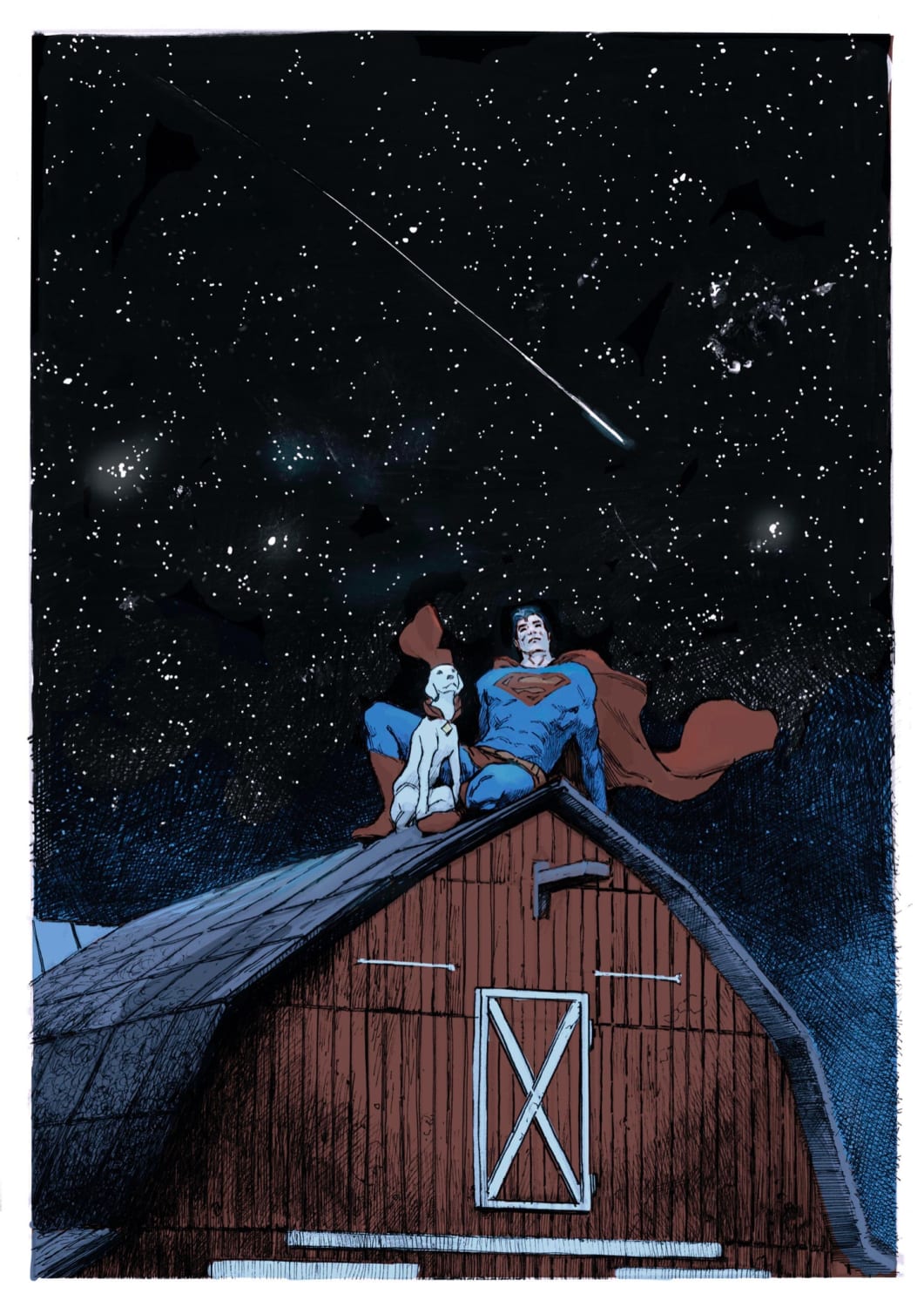 Superman & Krypto by Álvaro Martínez Bueno