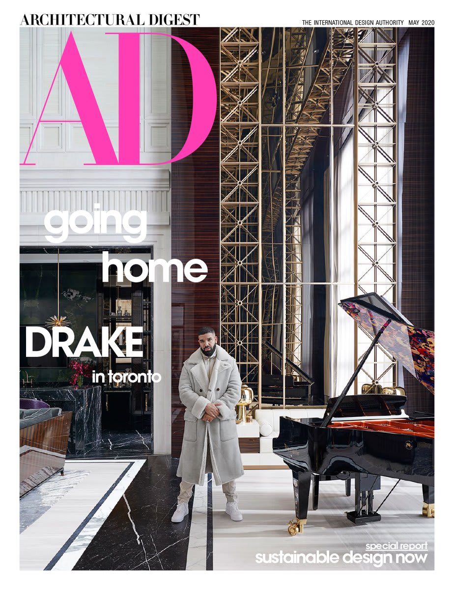We know you’ve been begging to see inside @Drake’s Toronto home after glimpses in his videos. We heard you. Take the long-awaited tour of our May cover star’s home here: