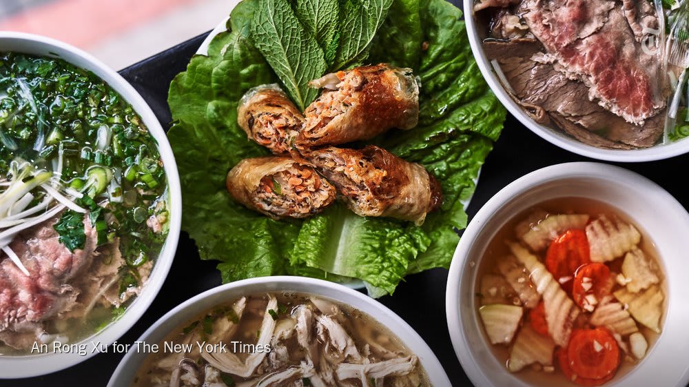 Don't expect Sriracha or hoisin at Just Pho in Midtown Manhattan, where @ligayamishan writes, "there’s an austere clarity to the broth, which is at once more carnal and more delicate"