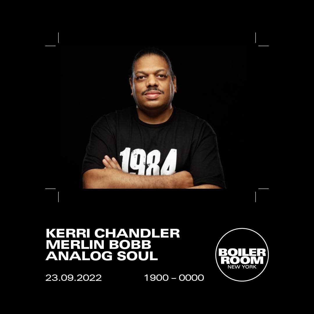 We’re back in NYC with an East Coast house music pioneer, @KerriChandler. Joined by more local legends @MerlinBobb, Jacky Sommer & Dj Datkat from Analog Soul. RSVP here -