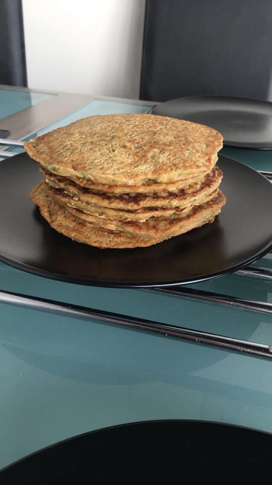 Courgette/zucchini pancakes (trust me, you’ll love them)!