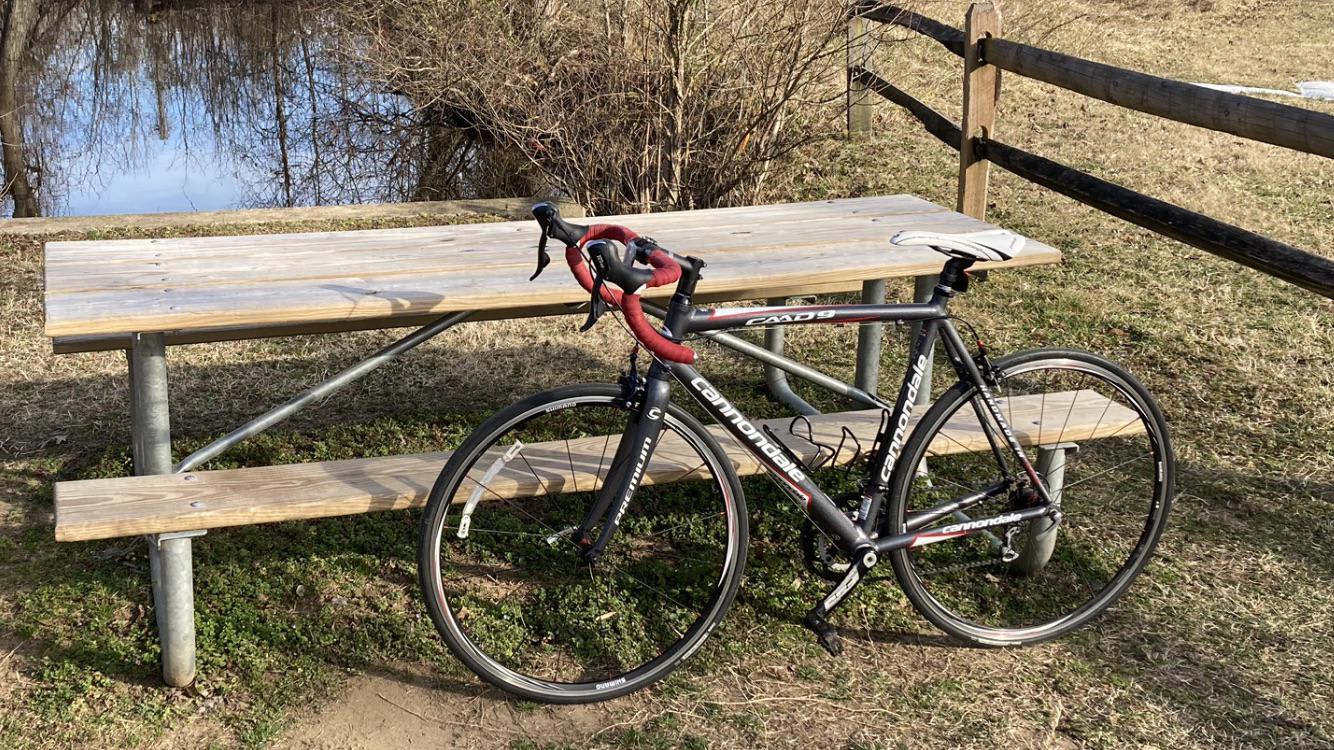 Friend of mine passed away a few years ago and his wife gave me his bike. It is a bit too big for me, but nothing is better than taking this beast out. Riding this bad boy brings joy. Hope all the Marylanders here are enjoying the nice weather!!