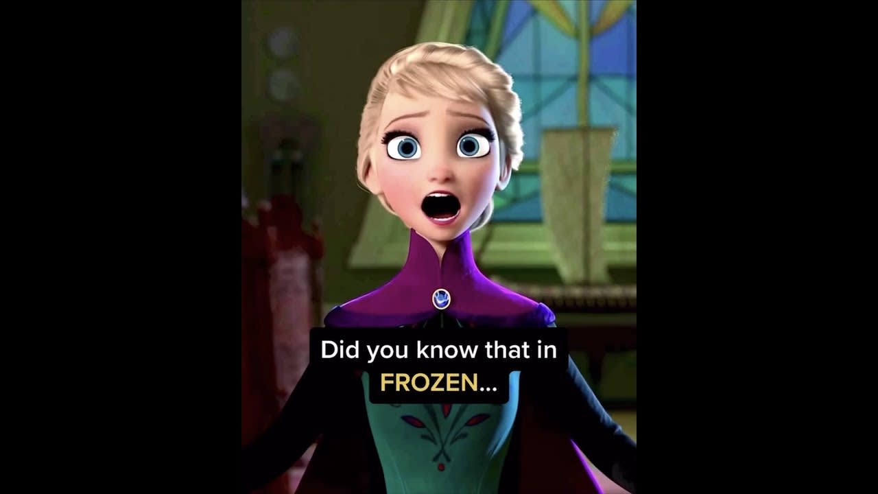 Did you know that in FROZEN...
