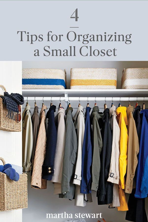 Four Tips for Organizing a Small Closet