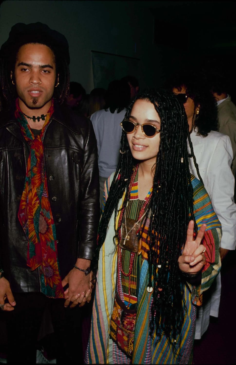 Lenny Kravitz & Lisa Bonet, 1989