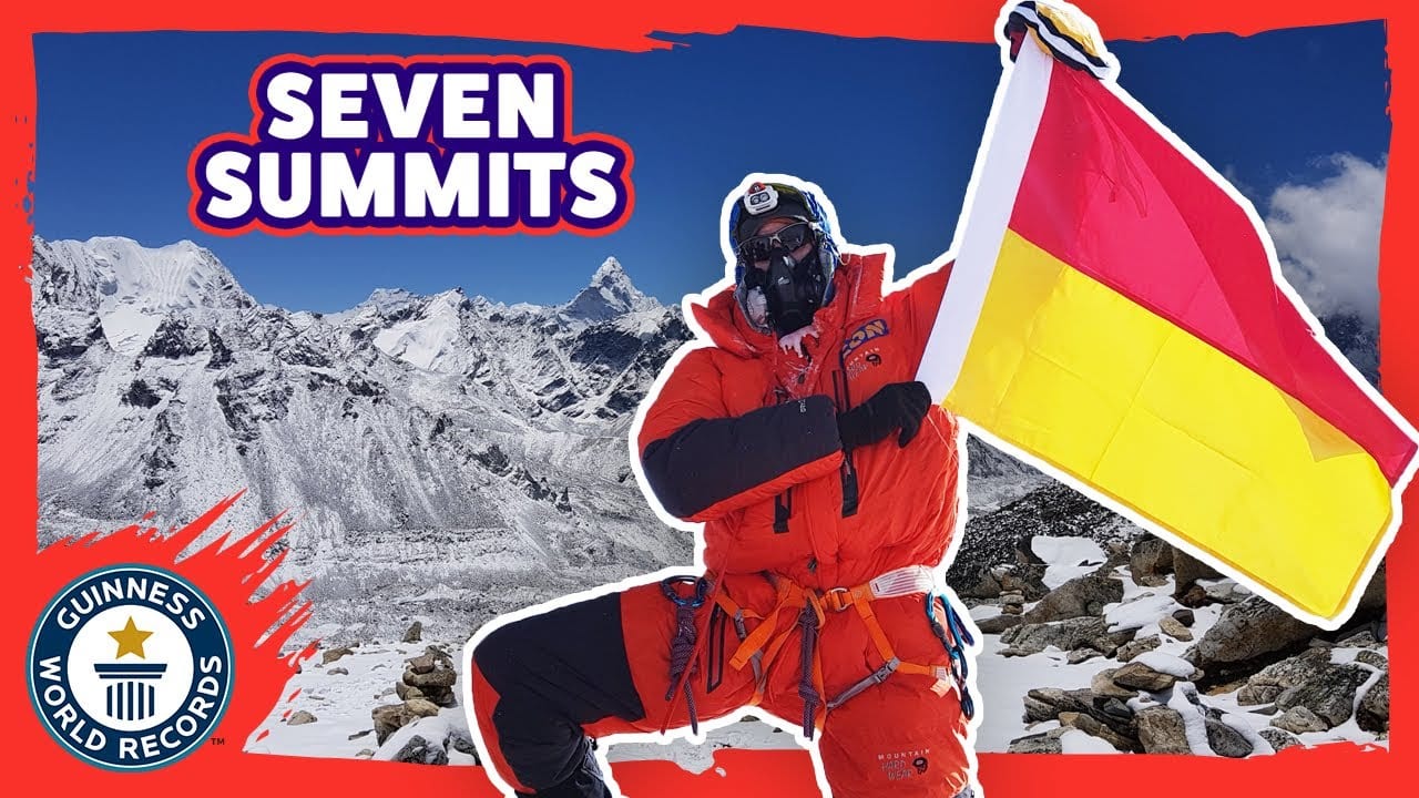 Steven Plain: Fastest time to climb the Seven Summits - Guinness World Records