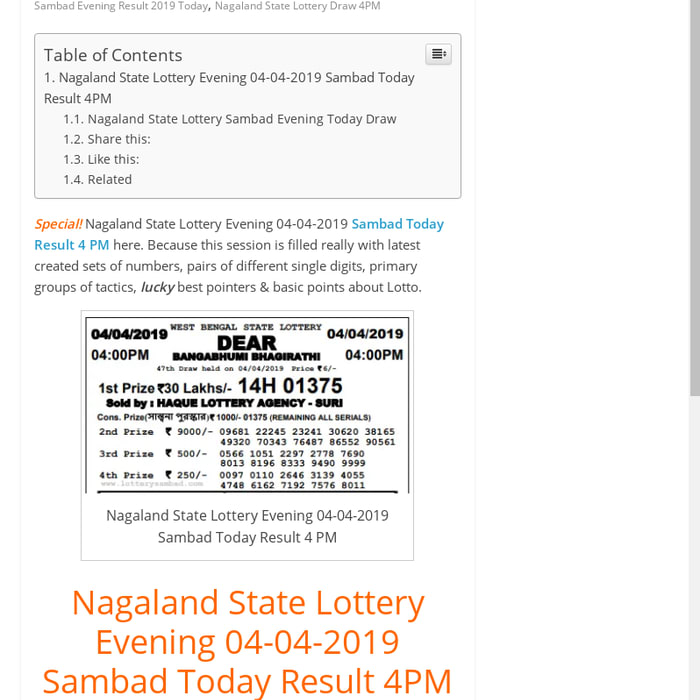 Mix Search Domain Lotterysambadtoday8pm Com Lottery sambad today result in 25 february 2021: mix