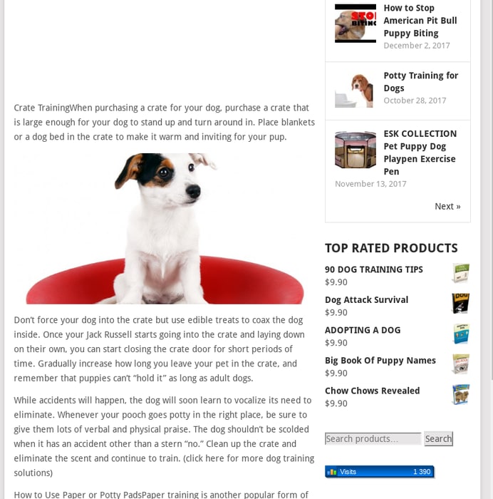 Mix Jack Russell Potty Training Dog Training Guide