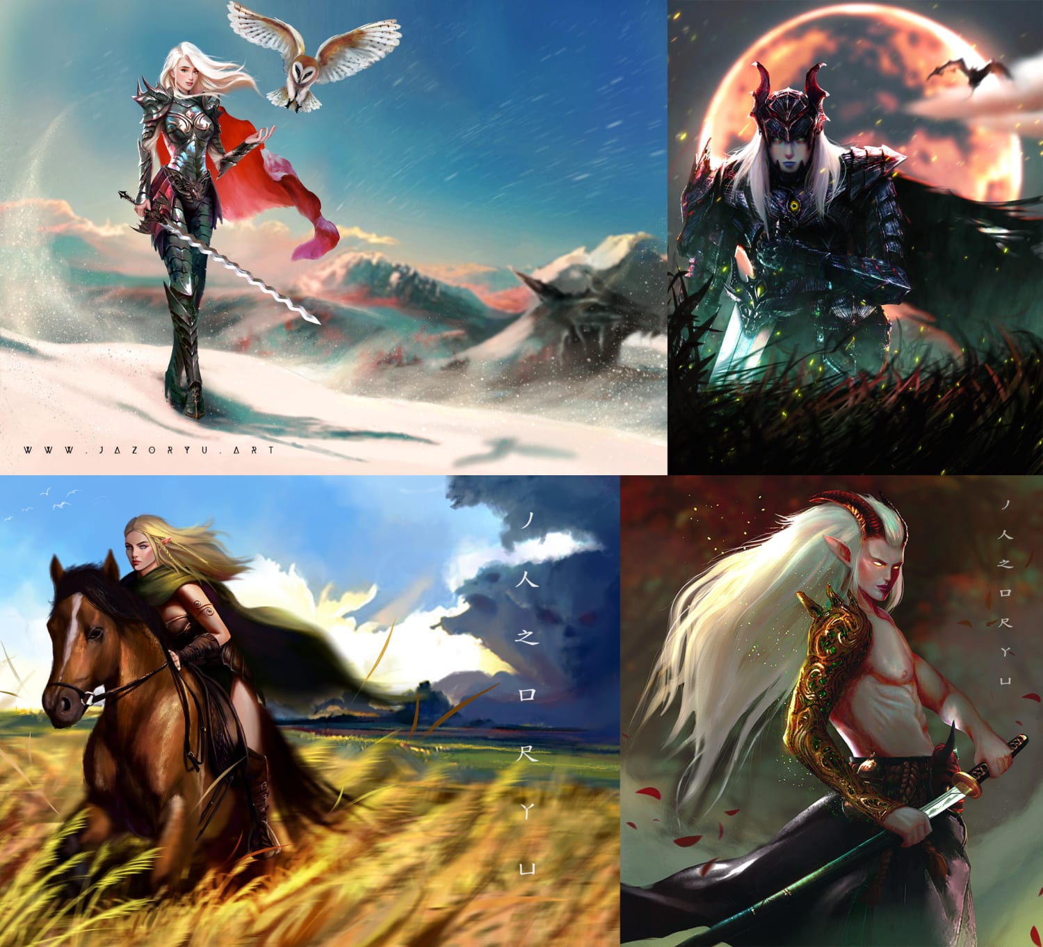 [For Hire] [Art] Hello guys I'm an illustrator/concept artist opening up slots for commissions. Dm me if you're interested
