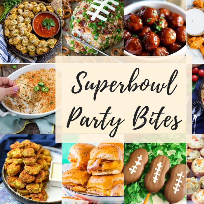 Superbowl Party Bites Round up