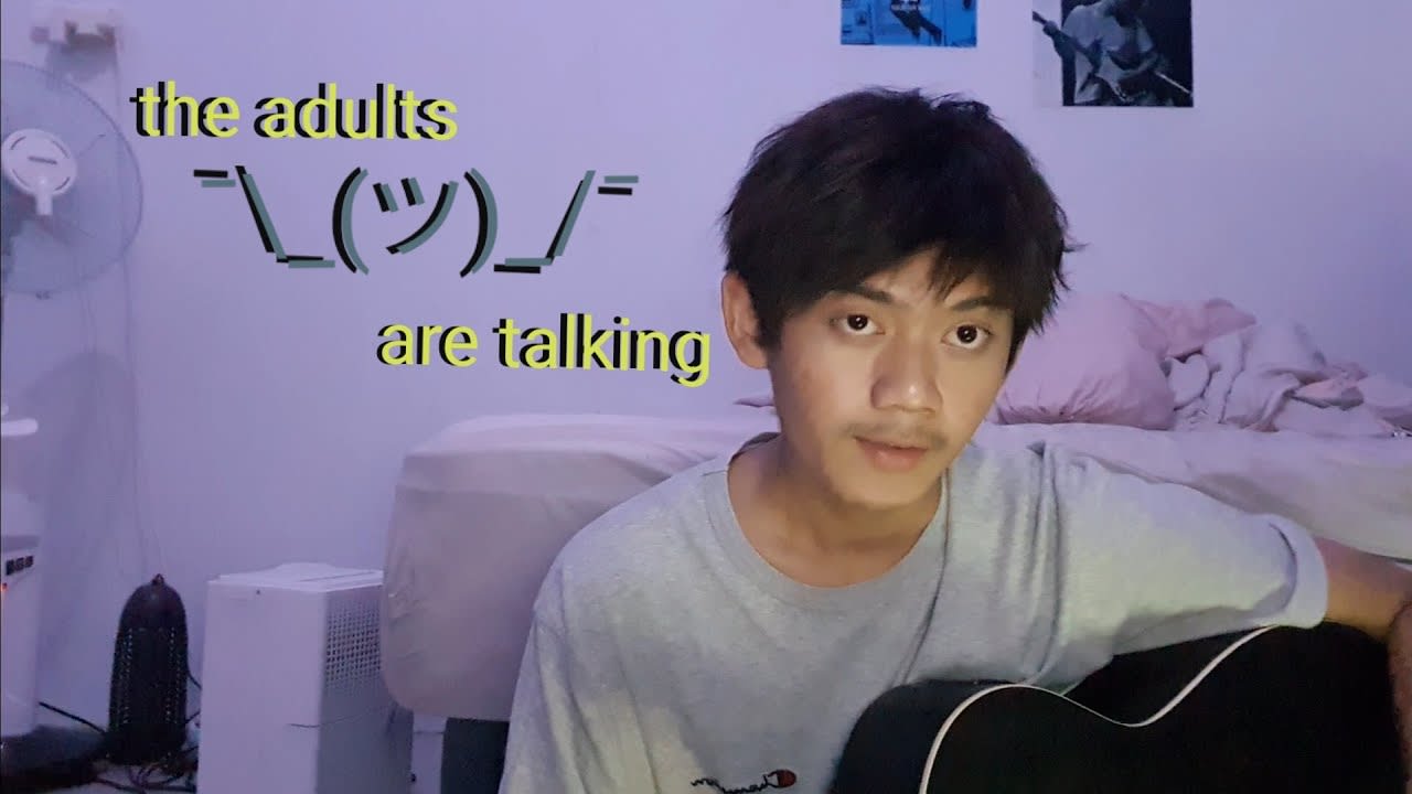 my attempt on trying to hit that falsetto while strumming guitar in 'the adults are talking'. i hope someone didn't scream at me saying "URRR NOT TRYYING HARD ENOUFGH" ( ͡° ͜ʖ ͡°)
