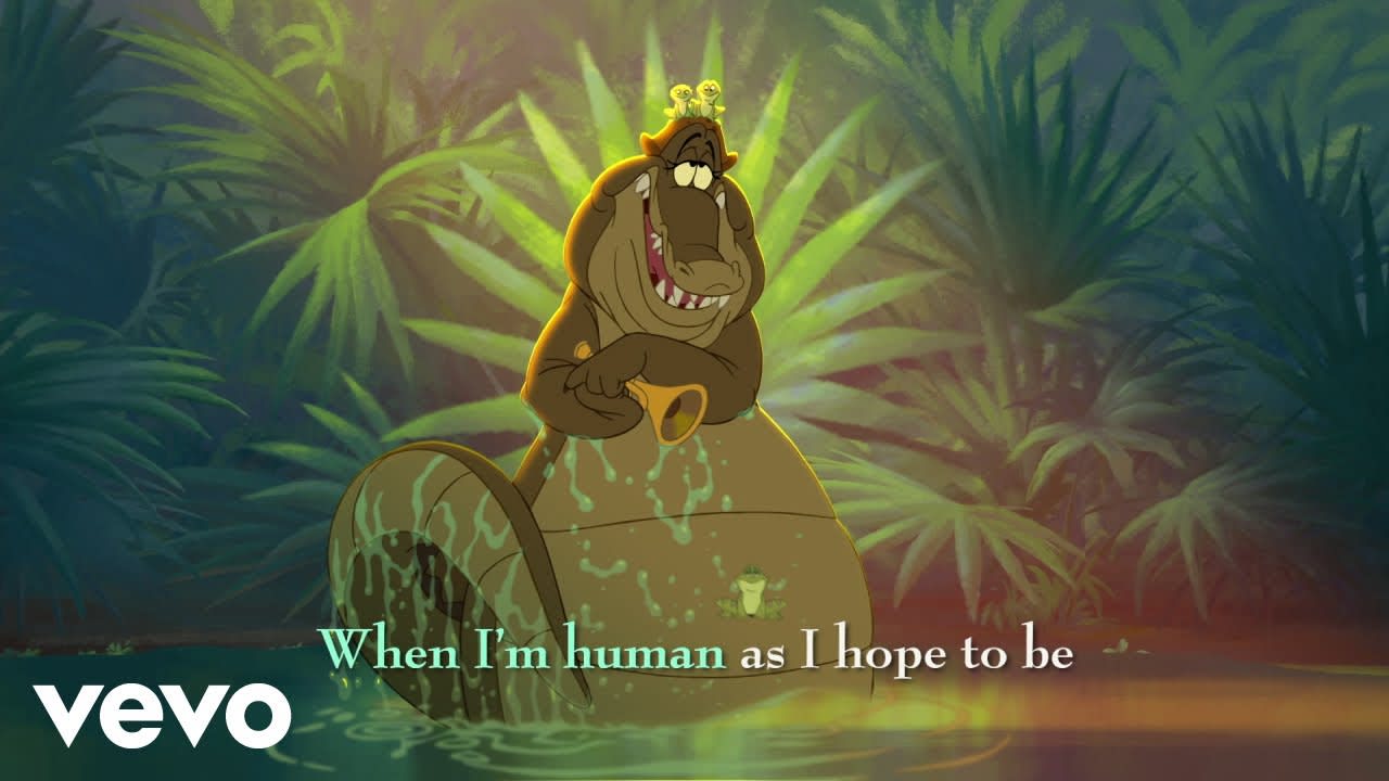 When We're Human (From "The Princess and the Frog"/Sing-Along)