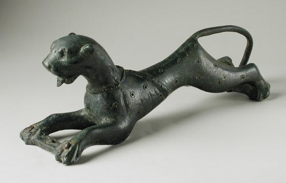 Today's Caturday highlight: "Springing Panther," Unknown, Roman, 2nd or 3rd century A.D. Visit "To Rome and Back: Individualism and Authority in Art, 1500–1800" in the Resnick Pavilion to see it in person.