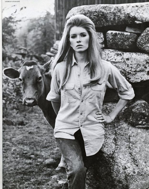 Young Martha Stewart in the 70's