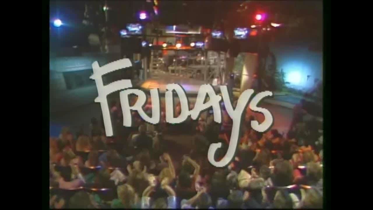 Fridays (1980) Sketch Comedy ~ US TV Debut of The Clash ~ London Calling, Train In Vain, Clampdown ~ Many ABC affiliates stopped airing Fridays after viewer complaints about Graphic Depictions of Cannibalism, Implied Sex With a Priest and a blowup doll and Graphic Displays of Women Spitting