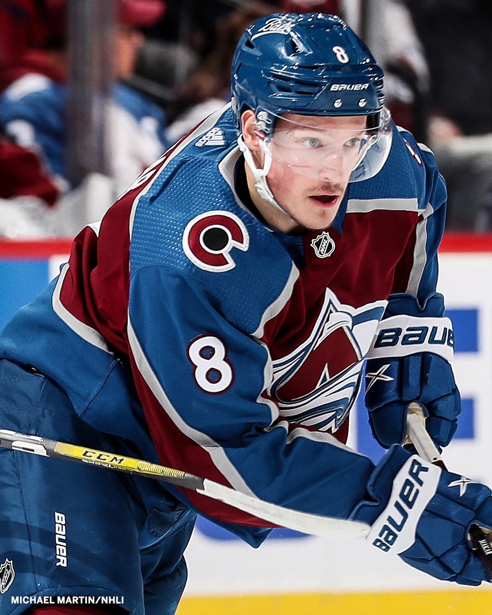 Cale Makar's Game 1 stats so far: 1 G  3 A  4 Pts It's only the 2nd period‼️