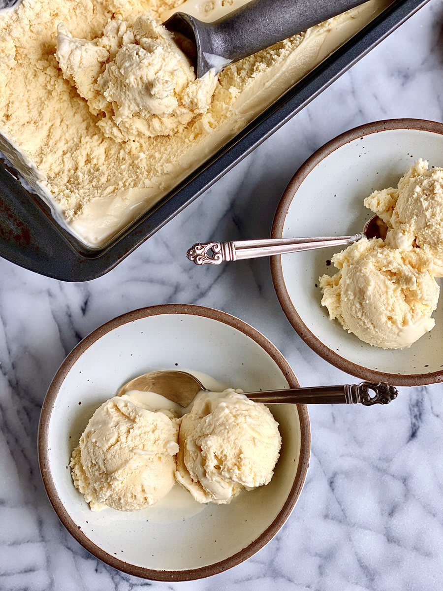Slow-churned fresh peach ice cream is summer's sweetest treat:
